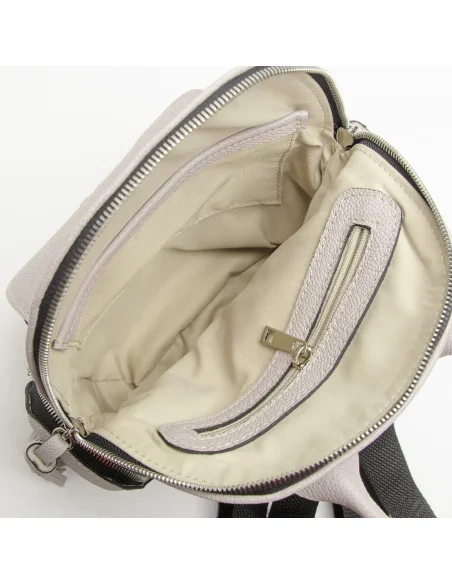 Rucsac din piele naturala, pentru dama, AIKO, nude